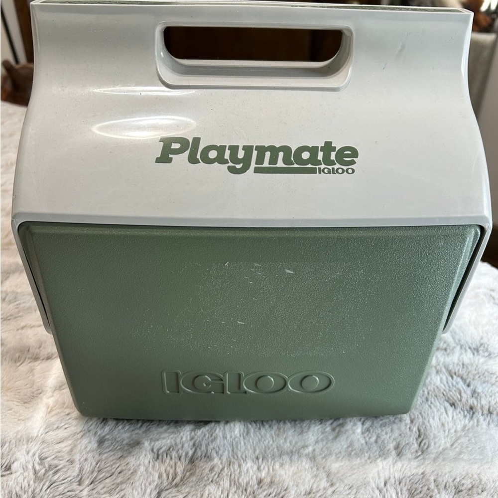 Hearth & Hand RARE Igloo Playmate Cooler - Sage Green & White